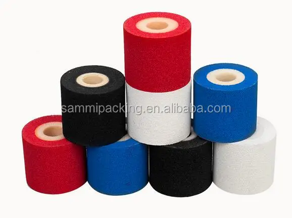 New arrival 24pcs/lot ,36*16mm black color printing ink roller for FRD-1000 solid ink sealing machine/band sealer