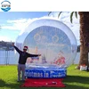 Outdoor giant christmas inflatable snow globe ,christmas photo inflatable human size snow globe