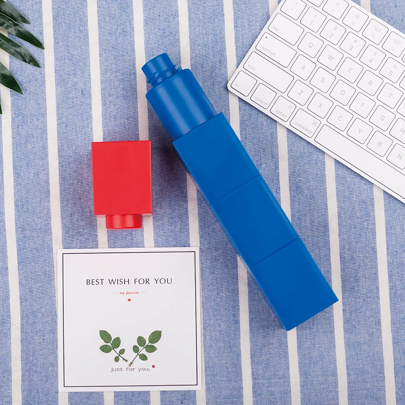 Blocks Design Kids Water Bottle, Children Water Bottle, Water Bottle For Kids