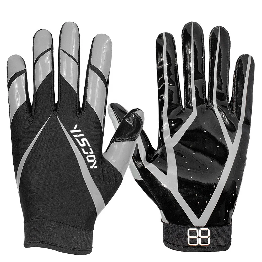 GAA Football BLACK Grip Active Gaelic Gloves with Premium Qaulity Latex