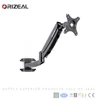 Adjustable 360 degree rotating bracket folding arm desk monitor riser