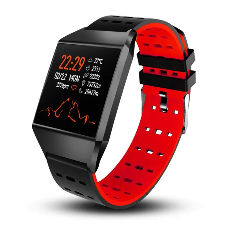 

Blood pressure monitor amazfit bip Android smart watch Call function sleep tracker smartwatch, Black orange blue red green