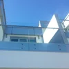 Outside tempered laminated glass railing/Balcony frameless glass balustrade