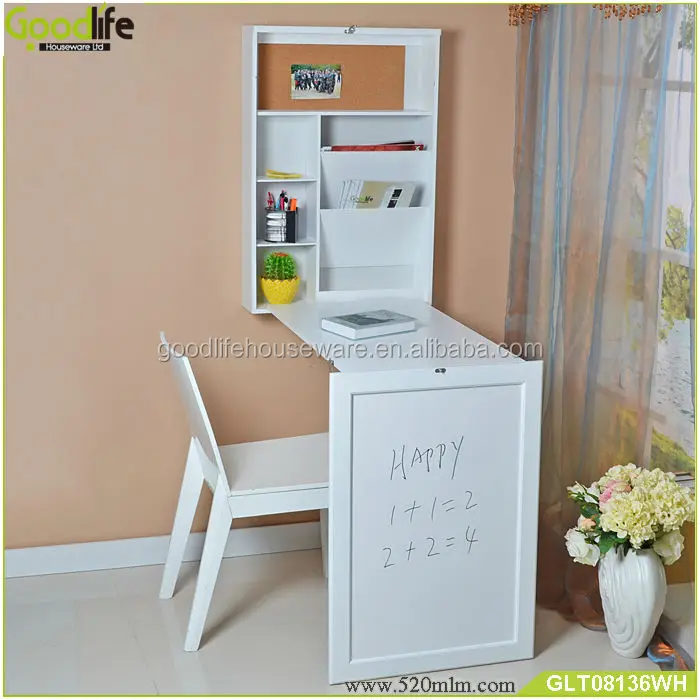 Wall Mount Space Saving Furniture Folding Bookcase With Small