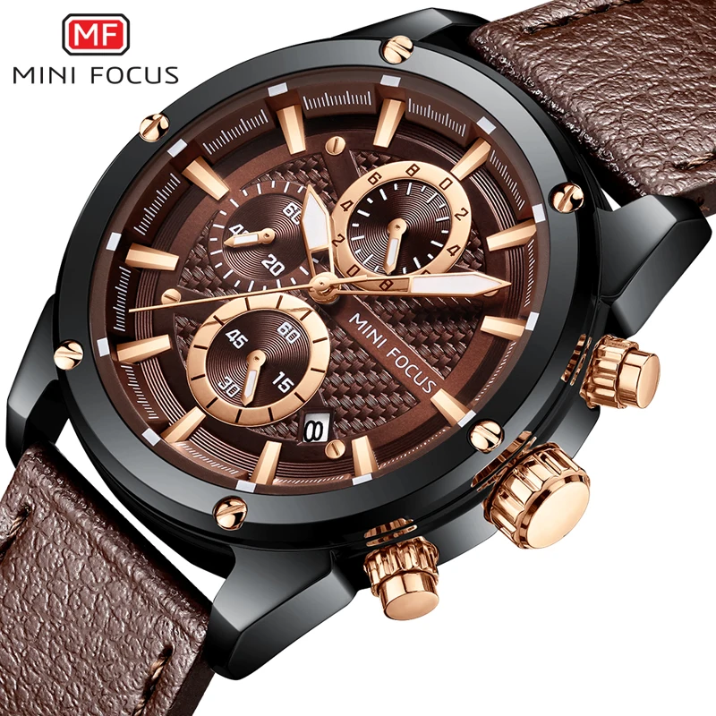 

Mini Focus OEM watches for men luxury quartz manufacturer company with big strap wrist watches