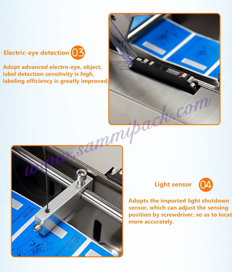 Economical round bottle semi automatic labeling machine MT-50