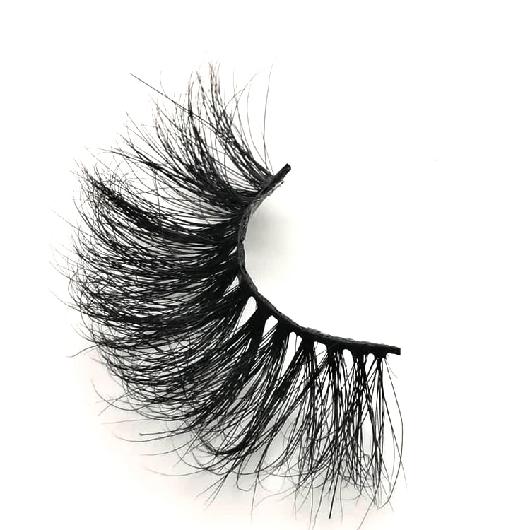 Private Label Eyelashes Real Mink 25mm Eyelashes Wholesale Full Strip Lashes