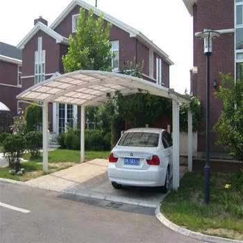 Outdoor Aluminum Polycarbonate Car Parking Shed - Buy Two 