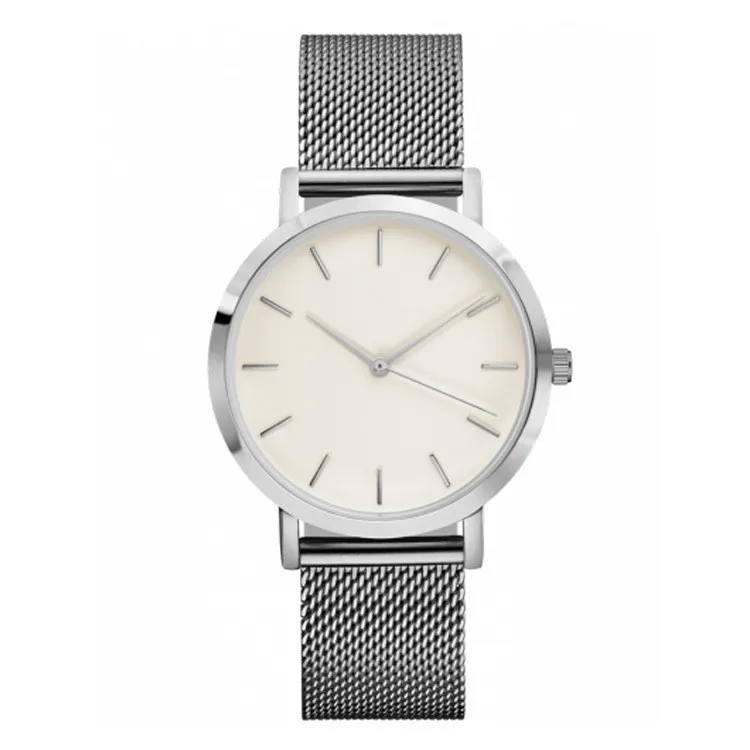 

Free shipping stainless steel back mesh strap wrist watch MM018