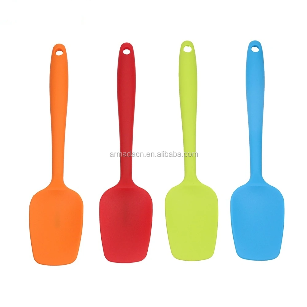 

Silicone convenient and durable cooking tool silicone spatula cake decoration tool large size silicone spatula spoon