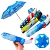 2019 camouflage camping travel country flag blue sky umbrella with plane handle