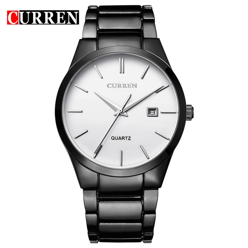 

Relogio Masculino CURREN 8106 Luxury Full Stainless Steel Analog Display Date Men's Quartz Watch Business Watch Men Watches