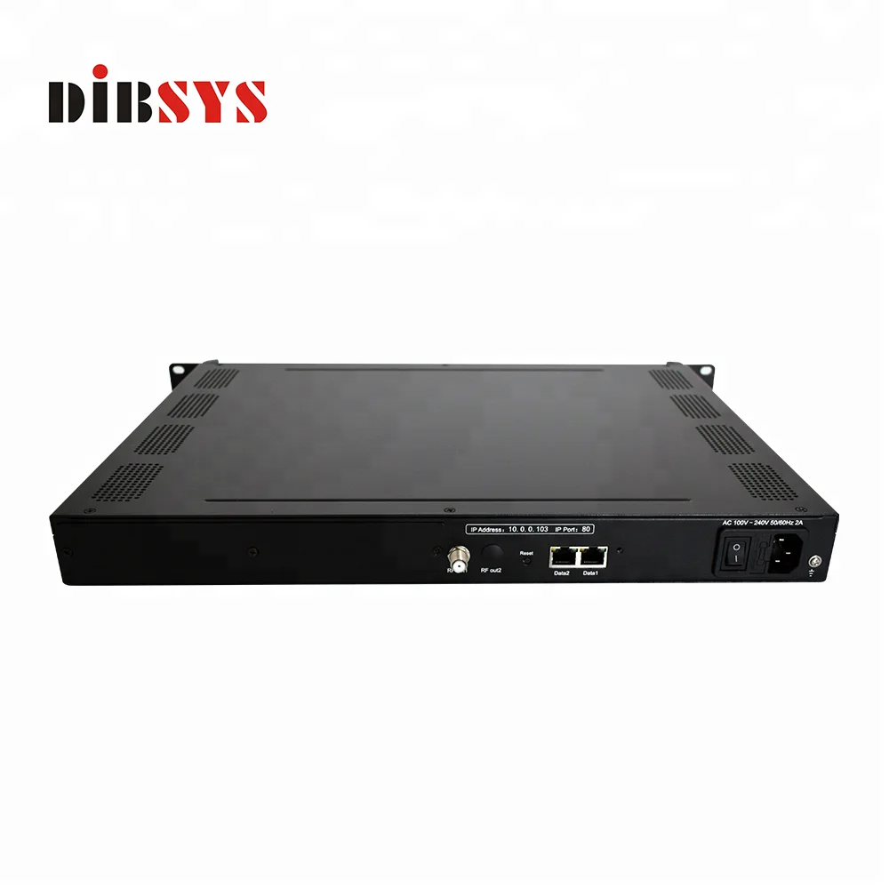 

IP to RF ISDB-T Converter Digital TV Headend Modulator ISDBT