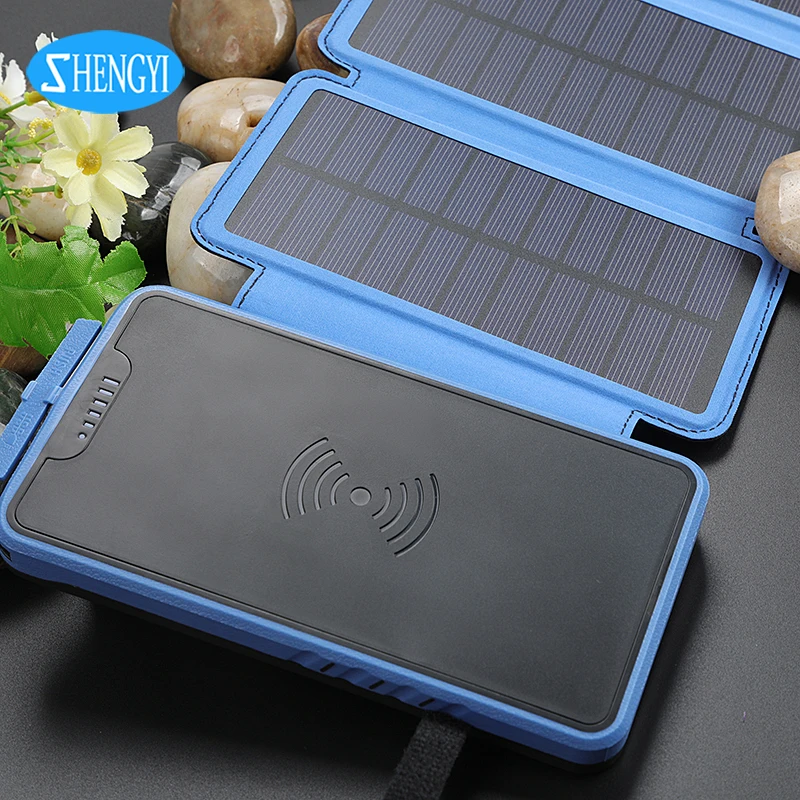 

Portable Waterproof 4 Panel 10000mah 23000mah Solar Charger Power Bank