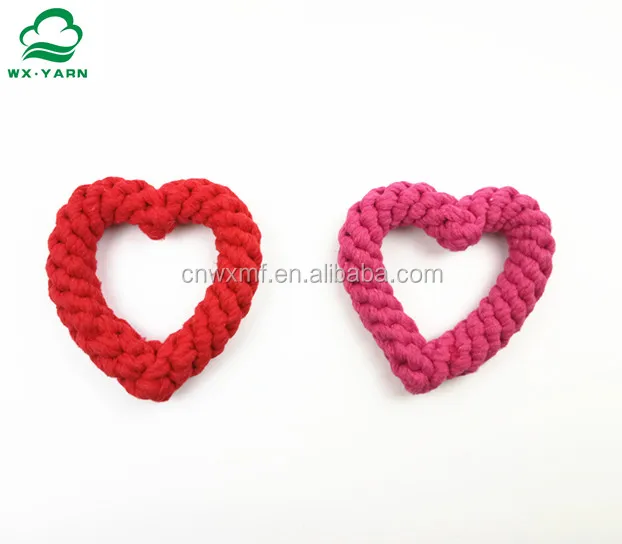 

loving heart shape rope promotion gift pet toys, Requirement