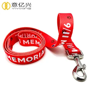 Image of China Wholesale Custom Personalised Design Heavy Duty Sublimation Printing Logo Nylon Pet Cat Dog Leash