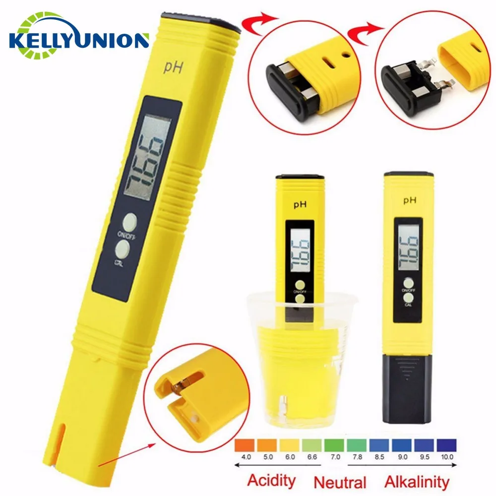 High Accuracy Cheap Digital Ph Meter Tester For Water Food Aquarium