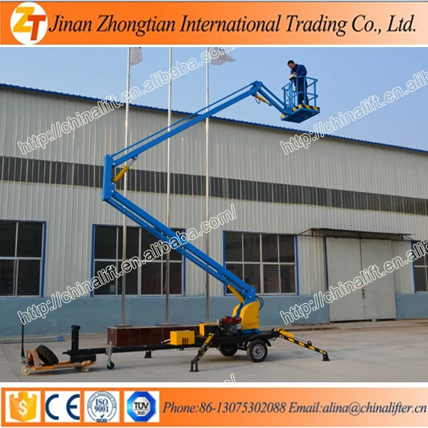 Truck Trailer Mounted Boom Lift For Sale Arm Lift Platform Hydraulic