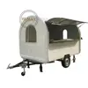 whole size 380cm Stainless steel high quality china street mobile food cart food truck food van for sale
