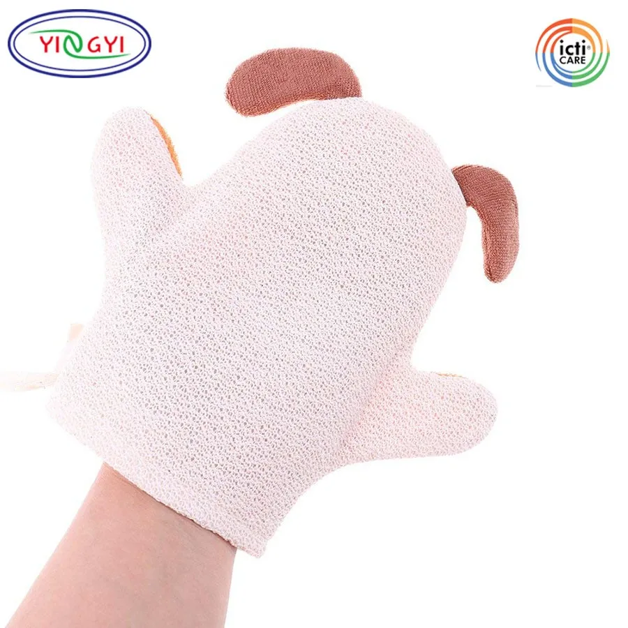 M233 Animal Designs Hand Puppet Bath Sponge Mitt Towel For Newborn Baby