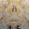 Artificial translucentt alabaster stone sheets acrylic solid surface decorative bathroom panels