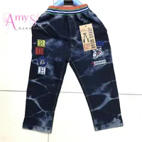 

2.03 USD BK025 Denim cartoon pattern cheap price 3 - 7 years kids boys jeans trousers