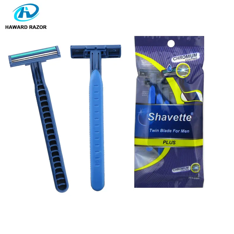 

Twin blade body razor ergonomic shaving razor