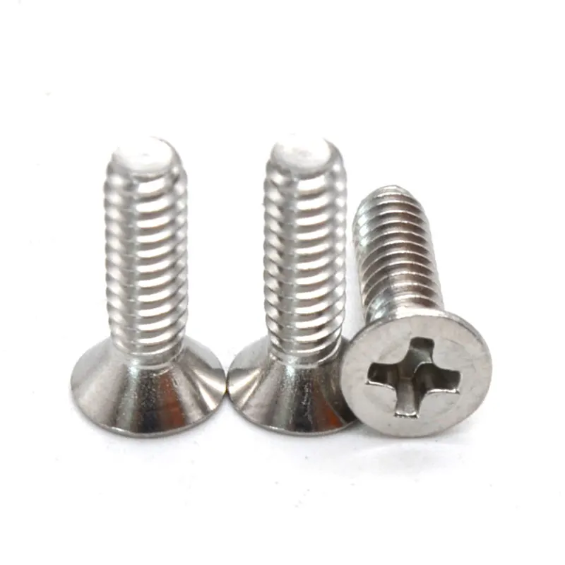 
Stainless steel cross recessed countersunk head screws 