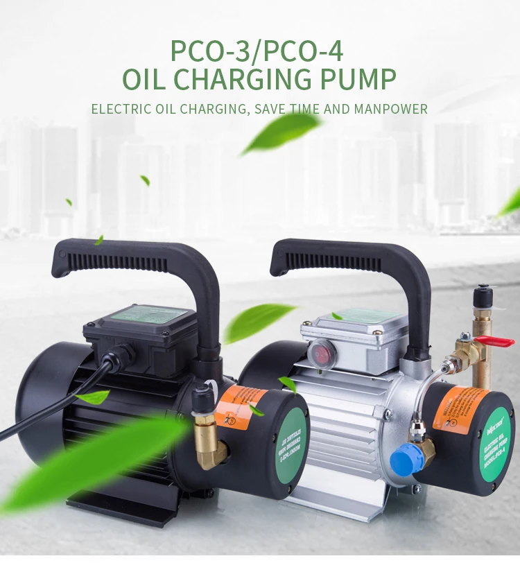 Pco3 Electric Oil Charging Pump For Small And Medium Refrigeration Buy Electric Oil Charging