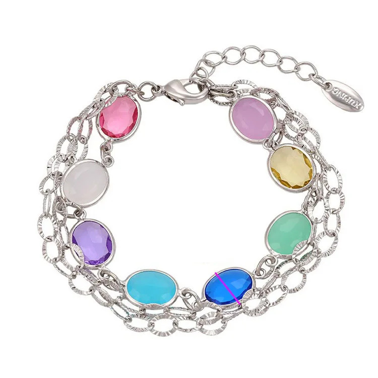 

73754 Top quality xuping fashion colorful elegant jewelry bracelet