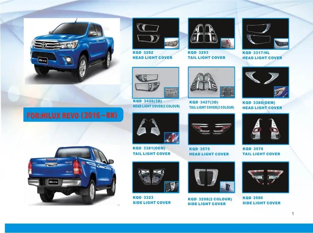 4x4 Universal Wheel Arch Fender Flares For Toyota Hilux Accessories