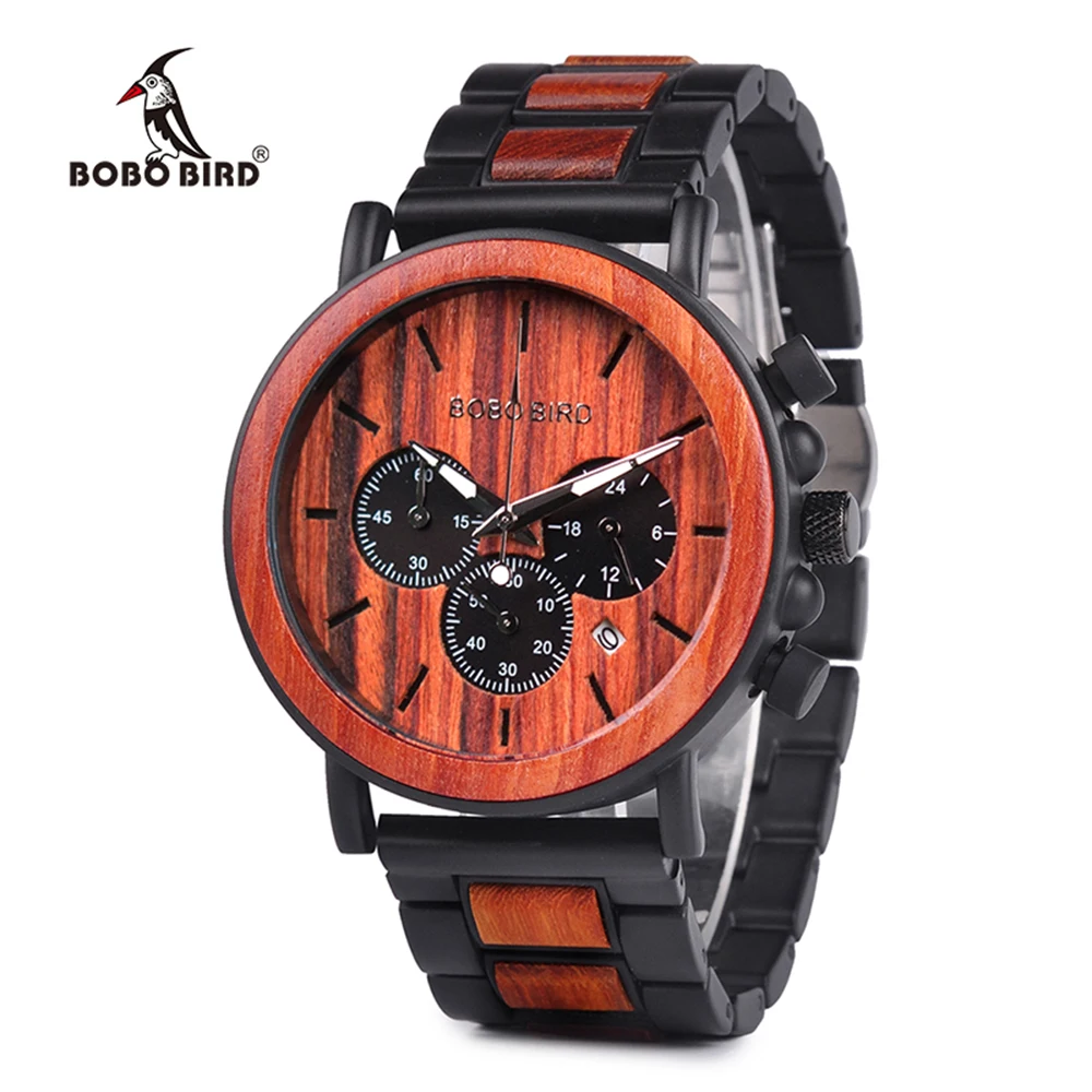 

Hot selling TOP BRAND BOBO BIRD Wooden luxury and nice Wristwatches, As the picture or customized