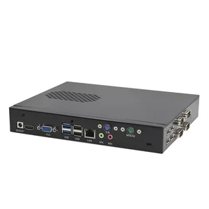 Cheap linux mini pc server Barebone System j1900 Fanless Ubuntu Industrial Desktop Computer