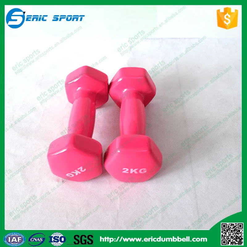 Vinyl Dipped /neoprene Coated Hex Yoga Dumbbell Buy Neoprene Dumbbell