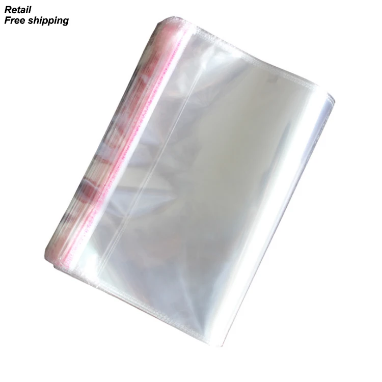 

Free Shipping Wholesale 10*15CM Clear Plastic OPP Self Adhesive Bag