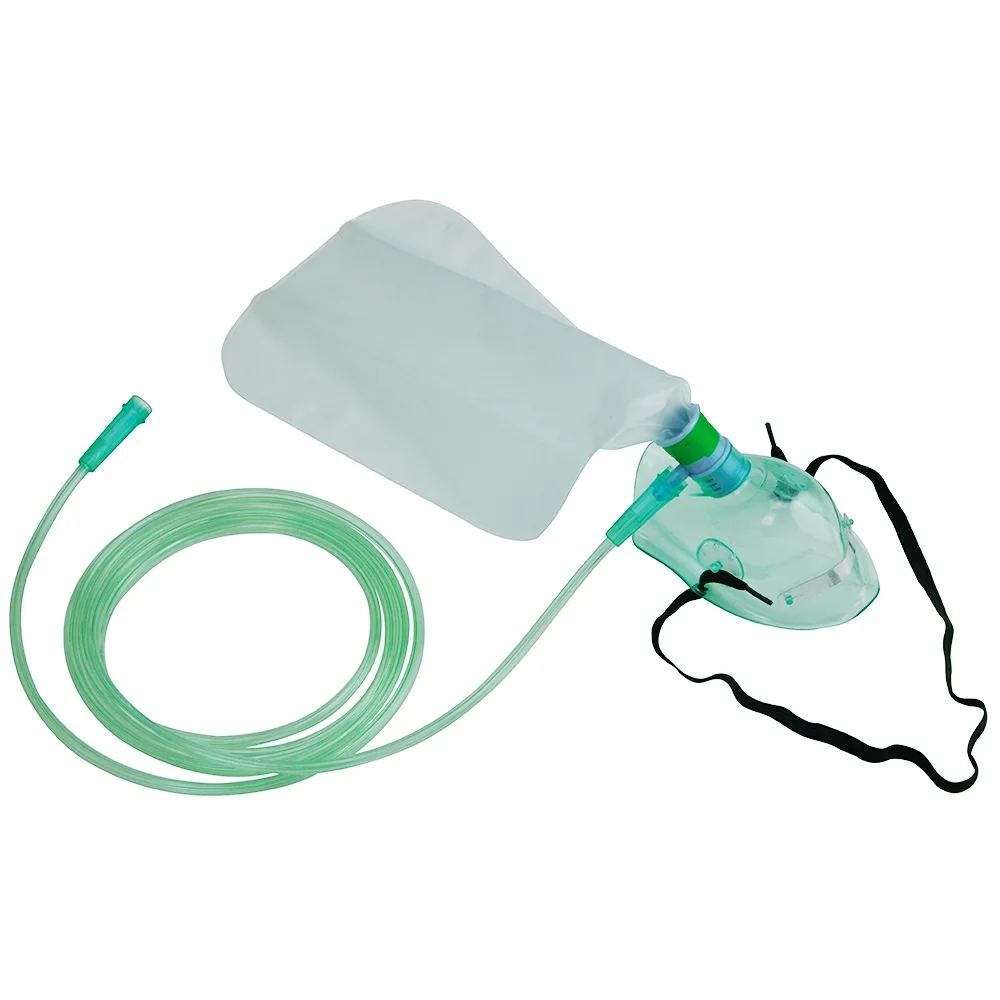 good prices adult sizes medical high concentration non-rebreathing non rebreather oxygen face mask with reservoir bag