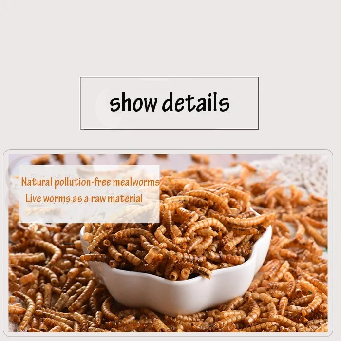 Dried Mealworms Bird Food Edible Insects For Pet Food Buy Dried