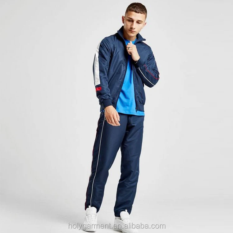 Mens Hooded Tracksuit Dip Dye Tracksuits Men Contrast Ombre Hooded Top ...