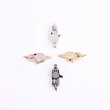 High quality crystal paved brass lobster claw cord clasp for making jewelry