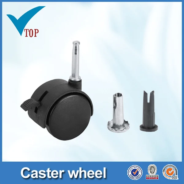 Hot sale furniture plastic castor wheel