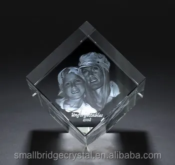 crystal photo frame