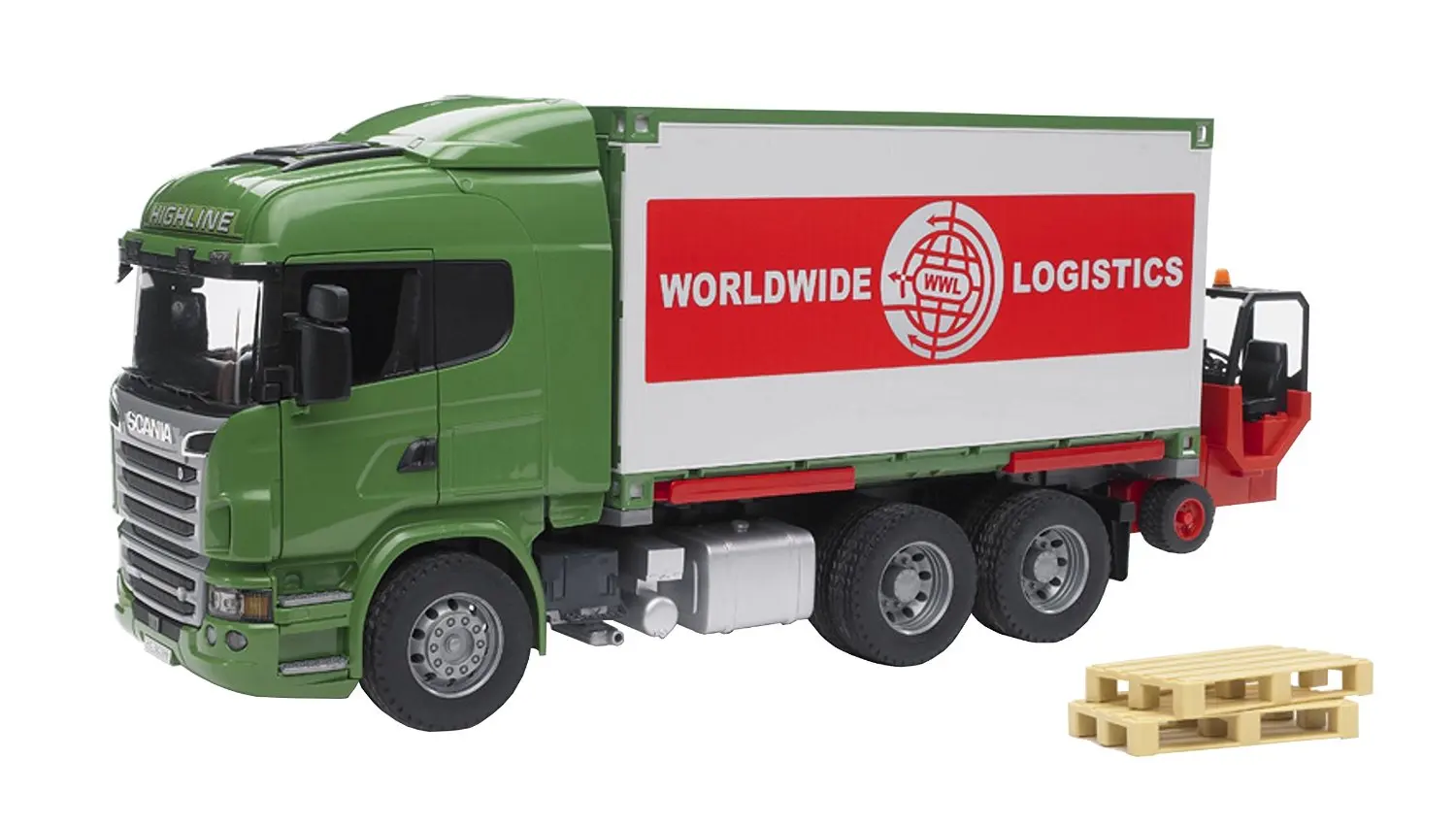 bruder logistics truck