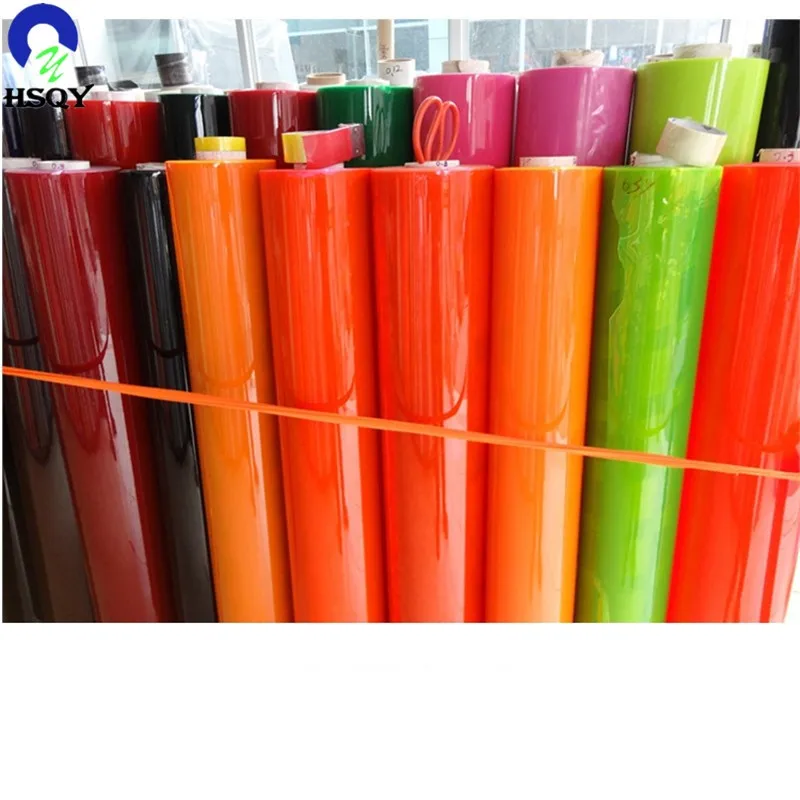 Colorful Flexible Pvc Sheet With Fluorescence 3mm Soft Pvc Film Roll
