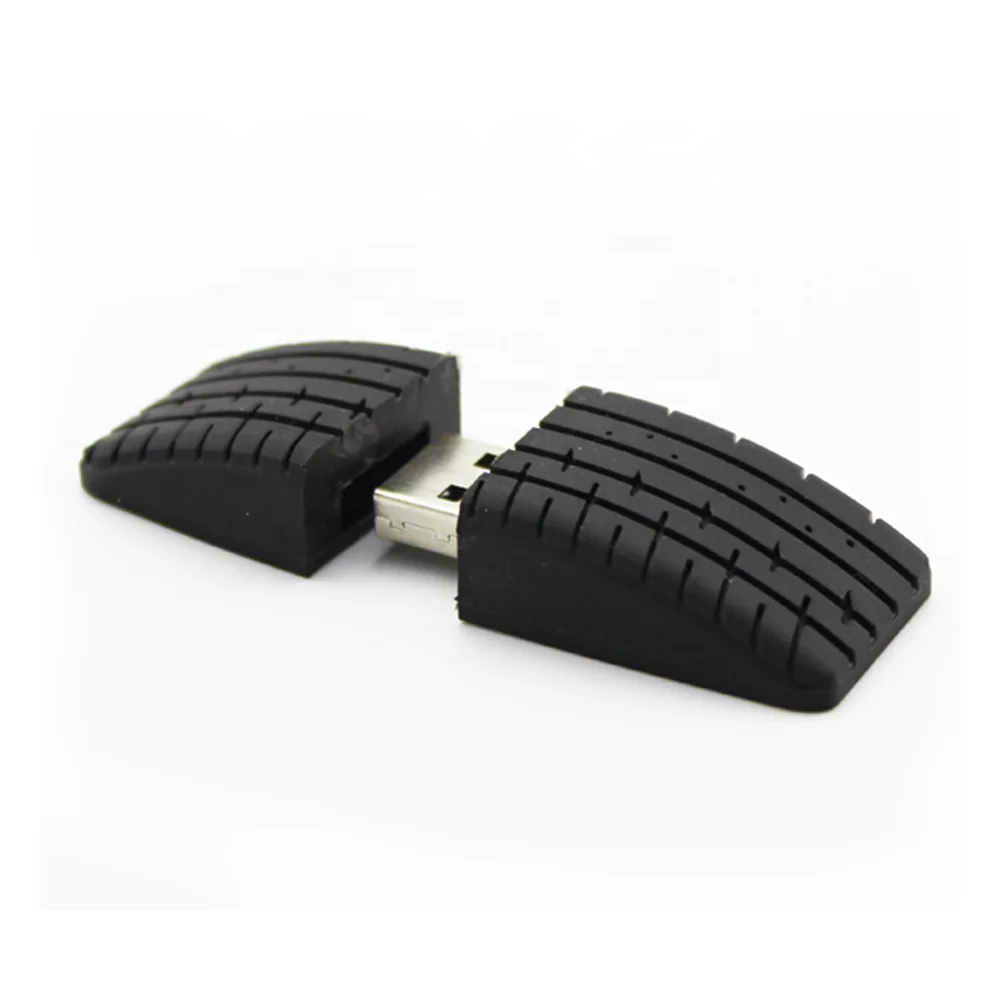 

Memoria USB Tyre Shape Soft PVC Custom Pen Drive 2.0 4GB