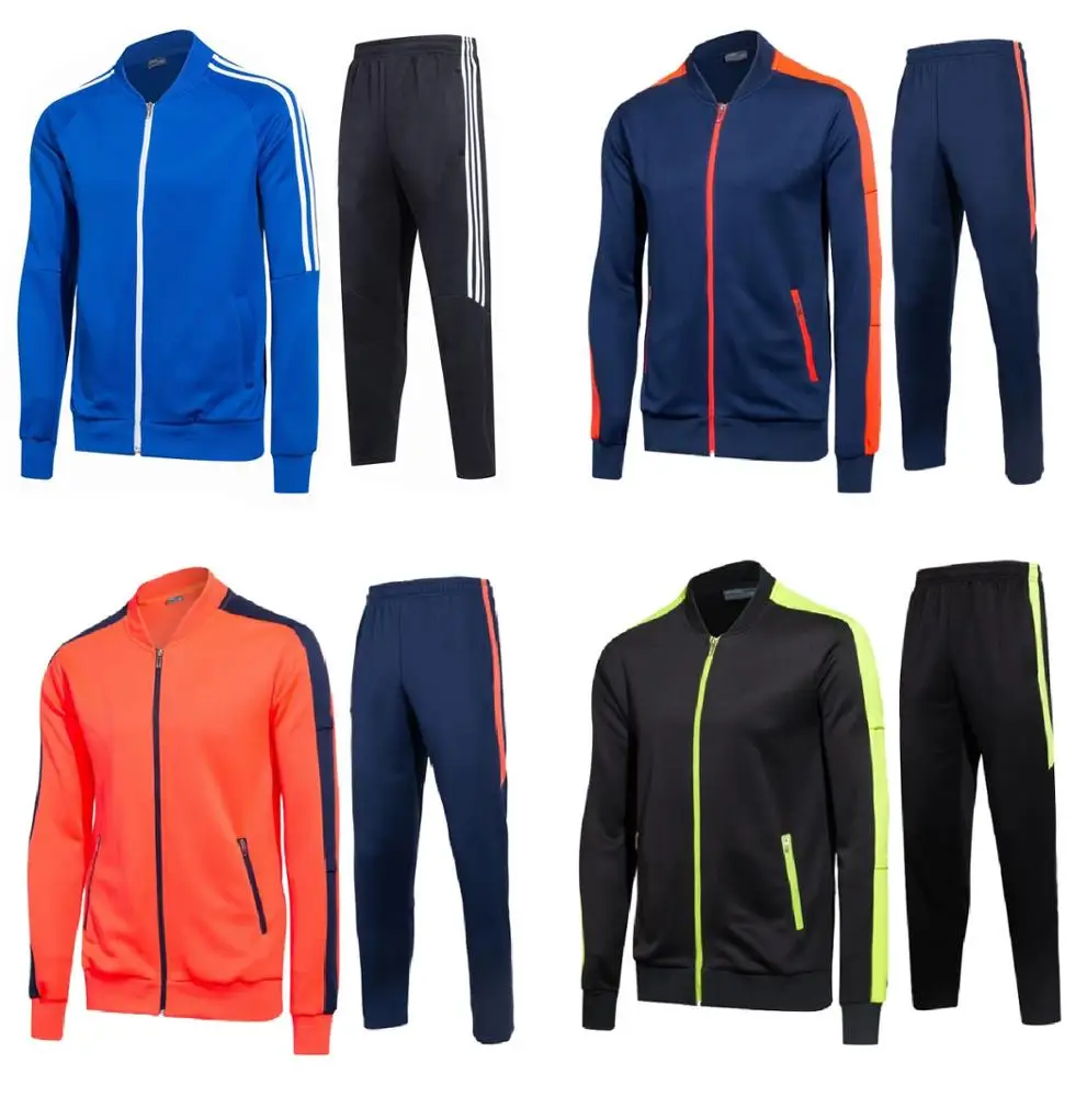 

Drop shipping New autumn and winter stand neck can customize mens tracksuit,blank boy tracksuits
