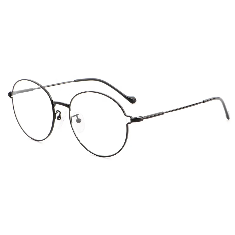 

High quality Men and Women round metal eyewear frame Optic eye glass Vintage frame glasses