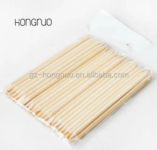 

100 pcs Wood Stick for Nail Art Cuticle Pusher Remove NT002
