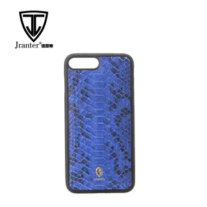 Snakeskin Leather Phone Case iPhone 7 Plus 8 Plus