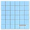 light blue square swimming pool mosaic glass tile