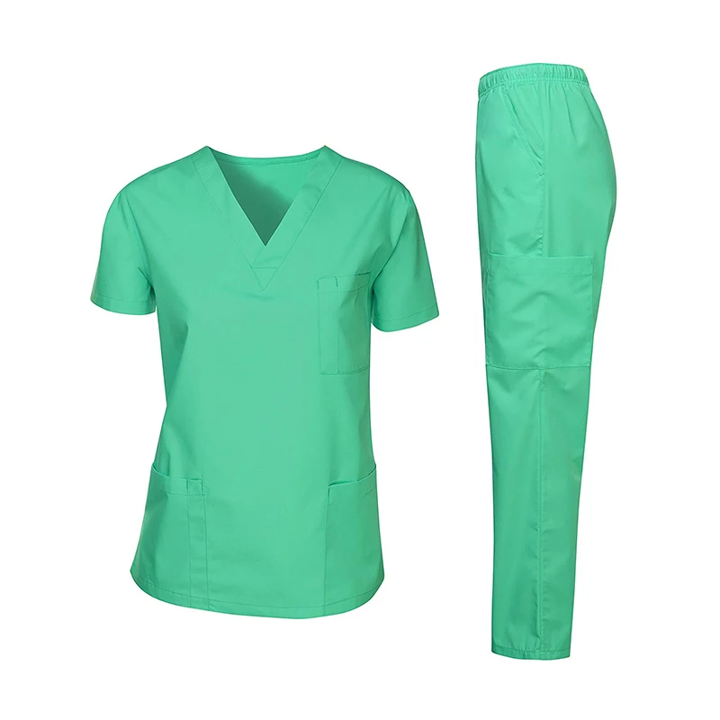 
wholesale new style medical scrubs nurse uniform sets for women 